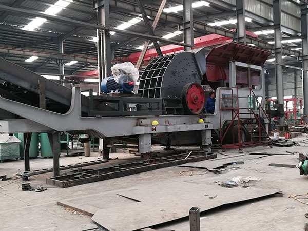 履帶式移動破碎站加鄂破